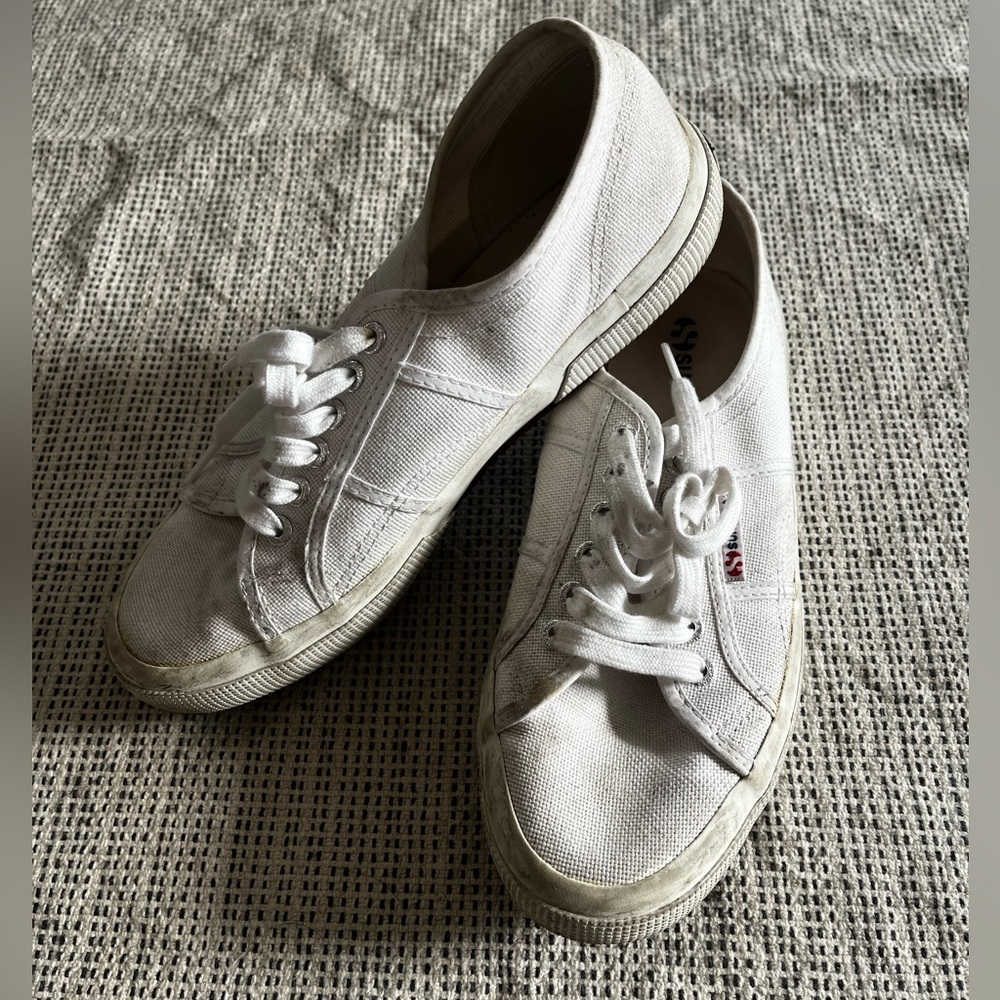 superga sneakers lace up canvas mens 8.5 2750 classic